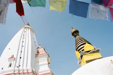 Swayambunath - Prayer Flags