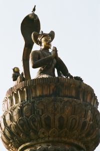 Durbar Square - King Yoganarendra Malla's Statue