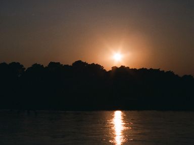 Sunset on Rapti River