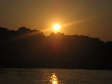 Sunset on Rapti River