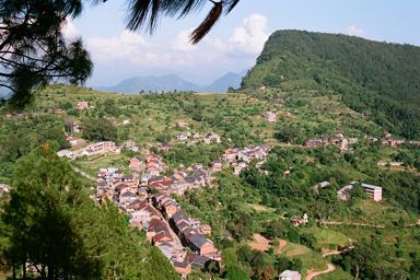 View from Gurungche Hill