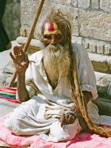 Namaste at Pashupatinath