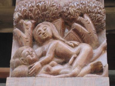 Uma Mahesvar Temple - Erotic Carvings