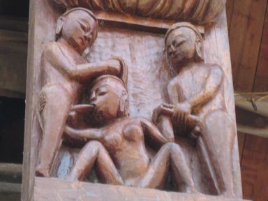 Uma Mahesvar Temple - Erotic Carvings